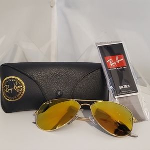 Ray Ban Polarized Aviator Sunglasses
